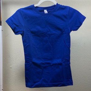3 Pack Aquaguard Girl's Royal Blue Jersey Short Sleeve Extra Long T-shirt L NIP